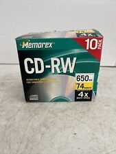 Memorex CD-RW  Multi-Speed 650mb 74 min 10 pack 4x picture