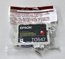 Epson Genuine OEM T054720 Red Ink Cartridge R800 R1800 picture