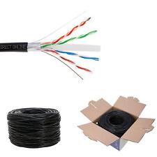 1000ft Shielded Cat6 Network Cable Outdoor Direct Burial 23AWG Bulk Ethernet NEW picture