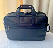 Bosca Old Leather Black Stringer Bag 817-59 Monogram HH - NWT $750 picture