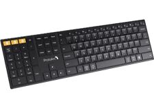 Left-Handed Wireless Keyboard Bluetooth 2.4G Ultra-Thin Rechargeable Silent NEW picture