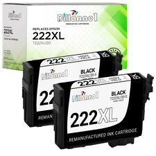 2PK For Epson T222XL 2-Black Ink Cartridges for Epson 222 XP-5200 WF-2960  picture