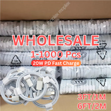 Bulk Lot 20W USB C Fast Charger Cable PD Cord For Apple iPhone 14/13/12/11ProMax picture