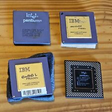 IBM 6x86 Pentium MMX Vintage CPU Lot Of 4 6x86L See Pics 4 Details Of Each GS19 picture