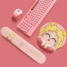 Sailor Moon Tsukino Usagi Wrist Rest Mouse Pad 3D Silicone Memory Keyboard Pad picture
