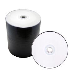 100 PK White Inkjet HUB Printable DVD-R 16x Blank Disc picture