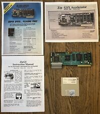 Vintage ZipGSX Ver. 1.01 Accelerator For The Apple IIGS Computer w/ Utility Disk picture