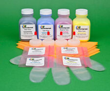 Dell 1320 1320c 1320cn Four Color Toner Refill Kits w/Chips. 200 Grams. 8K Pages picture