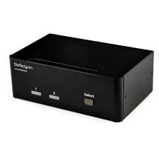 StarTech.COM USB Hub 2 Port DisplayPort KVM Switch Dual Monitor 4K 60 Hz Black picture