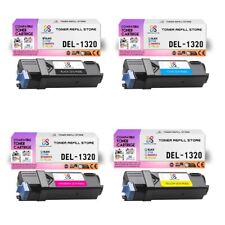 4Pk TRS 1320 BCYM Compatible for Dell 1320 1320C 1320CN Toner Cartridge picture