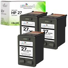 3PK for HP 27 Black Ink C8727AN fits Officejet 4315 5600 5605 5610 picture