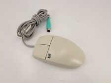 Vintage HP 2-Button Beige Trackball PS/2 Wired Mouse M-S34 - TESTED AND WORKING picture