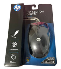 HP Wired USB Optical 3 Button Mouse KY619AA#ABA New Sealed Package picture