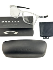 Oakley NEW Exchange Polished Clear Frames Stainless 54-17-136 Eyeglasses OX8055 picture