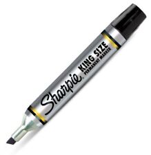 Sharpie King Size Black Chisel Tip Permanent Marker 1 pk picture