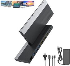 WAVLINK 13-in-1 USB C Triple 4K Display Docking Station With 130W Power Adapter picture