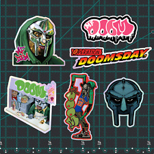 MF DOOM Sticker Pack - Set of 6 Holographic Vinyl Stickers - Operation Doomsday picture