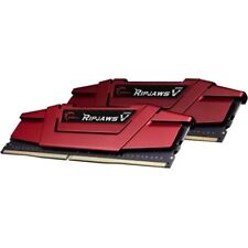 G.SKILL Ripjaws V Series DDR4 RAM 32GB 4x8GB 2666MHz Red F4-2666C16Q-32GVR picture