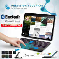 Backlit Bluetooth Wireless Keyboard with Touchpad Mouse for Android IOS Tablet picture