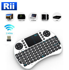 NEW Rii i8+ Bluetooth Mini Wireless Keyboard Backlit With Touchpad (White) picture