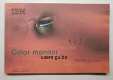 Vintage IBM Color Monitor Users Guide 1997 picture