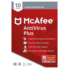 McAfee AntiVirus Plus for 10 Devices (1-10 MAV00ESTXRAA picture