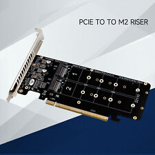 PCIE to To M2 Riser for NVME M.2 MKey SSD 2U PCI-E Expansion Card 4-Bay RAID PJ2 picture