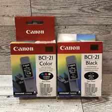 CANON BCI-21 Tri-Color & Black Ink Cartridge Factory Sealed picture