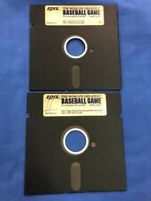 Commodore 64 128 Epyx The World's Greatest Baseball Game Enhanced Version 2 Disk picture