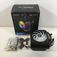 Gameice GI-D66A Black Dual Definable 6x6 Nickel Plating RGB PWM Fan CPU Cooler picture