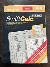 Timeworks SwiftCalc Commodore 64 & 128 W/ Original Box, Guide & Inserts UNTESTED picture