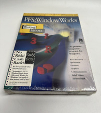 FACTORY SEALED NOS Spinnaker PFS Window Works Windows PC; Floppy Disks Manual picture