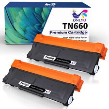 2 High Yield TN660 Toner Cartridge Compatible For Brother MFC-L2740DW L2700DW picture