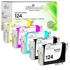 5PK for Epson T124 Ink Cartridges for Workforce 320 NX230 NX420 NX430 Lot picture