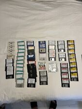 over 60 Vintage Lot Of Floppy Discs, some brand new, all as is picture