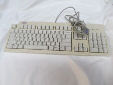 Vintage 1995 IBM KB-9910 US Six Pin Computer Keyboard Almond/Bone Color picture