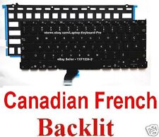 Keyboard for Apple MacBook Pro A1502 - CF Canadian French Backlit picture