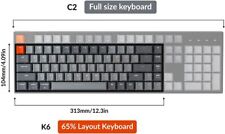 Keychron K6 Bluetooth 5.1 Wireless Mechanical Keyboard with Gateron G Pro Brown  picture