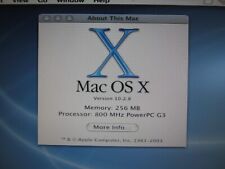 FOR PARTS - Apple iBook A1005 PowerPC G3 30GBHD OSX 10.2.8 BadBATTERY BAD SCREEN picture