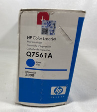 HP Q7561A Color LaserJet 3000 Cyan. Damaged box. Expired 1/31/2012 picture