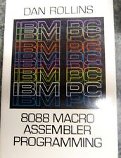 1985 IBM PC 8088 Macro Assembler Programming Book picture