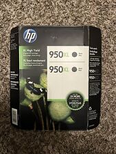 HP 950XL Black Ink Cartridges 2-Pack New Genuine Exp 07/2018 picture