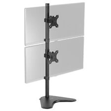 VIVO Dual LCD Monitor Vertical Stand Mount, Fits 2 Ultrawide Screens up to 34