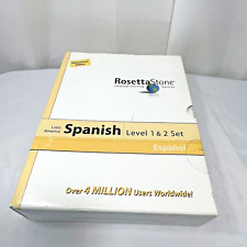 Rosetta Stone Latin America Spanish Level 1 And 2 Homeschool Edition CD Rom Set picture