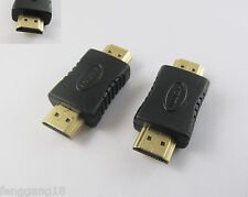 10pcs HDMI Male To Male Coupler Gender Extender Adapter Connector M/M HDTV 1080P picture