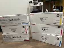 1 LOT OF  6 - Sealed And Open NEW Canon GPR-20 Cartridge - SEE DESCRIPTION picture