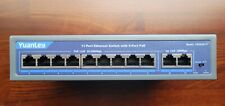 YuanLey 11 Port PoE Switch with 9 Port 10/100Mbps PoE+ 2 Port 100Mbps up link picture