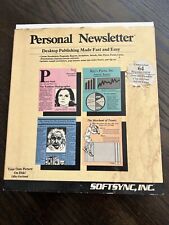 Softsync Personal Newsletter Desktop for Commodore 64 128 C64 1987 NO DISK picture