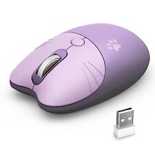 Cute Cat Wireless Mouse 2.4GHz Wireless Silent Mouse USB Receiver Plug and Pl... picture
