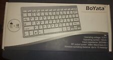 BoYata Professional Wireless Keyboard Slim Compact NEW picture